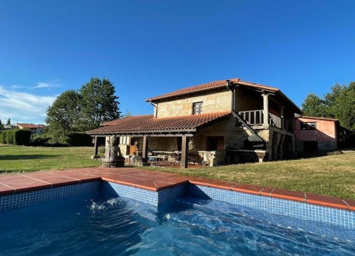 Casa De Campo Con Piscina, Entera O Por Habitaciones Amoeiro Eksteriør billede